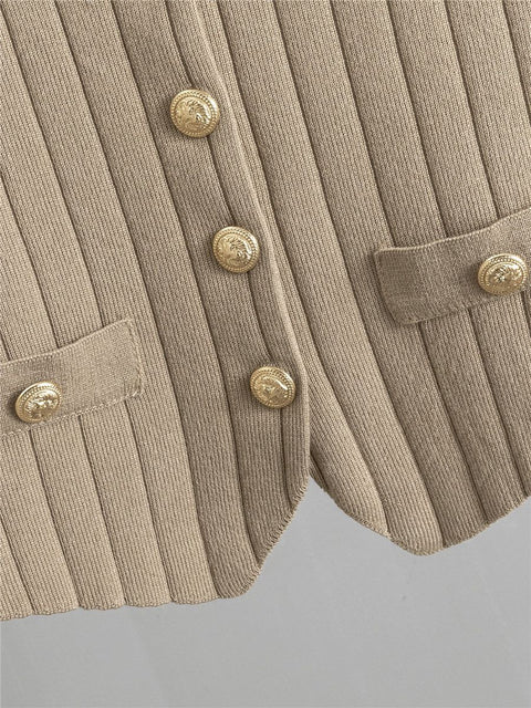 Isabella™ - Chic Knitted Vest Co-Ord Set