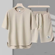 Lio - Casual Short Sleeve Two Piece Set