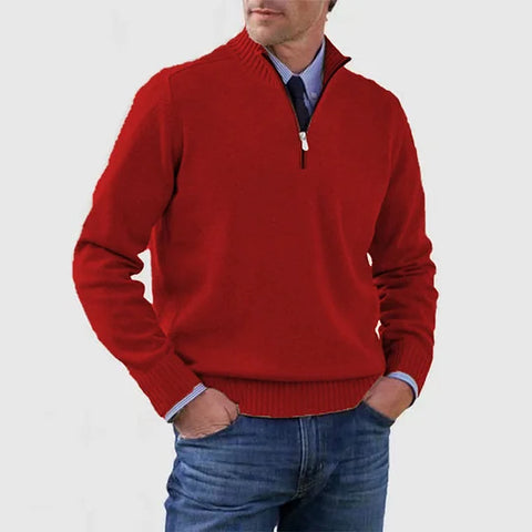 Grant™ | Classic Quarter-Zip Sweater