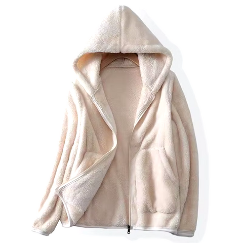 Avery™ - Ultra Cozy Coral Fleece Hoodie