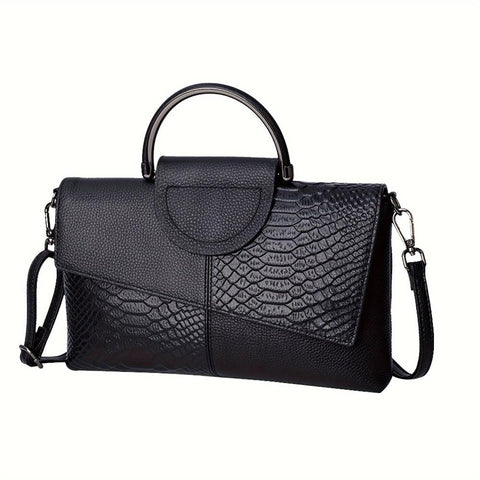 Grace™ Classic | Luxe Croc-Embossed Bag