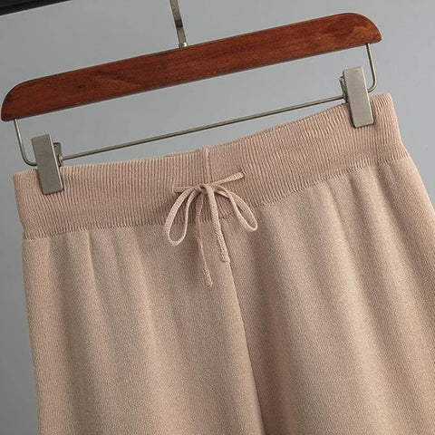 Charlotte™ - Chic Ice Silk Short Sleeve Co-Ord Set