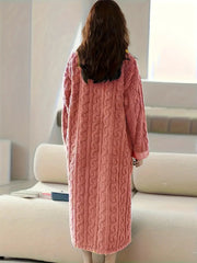 Abigail™ - Cozy Jacquard Fleece Winter Dress
