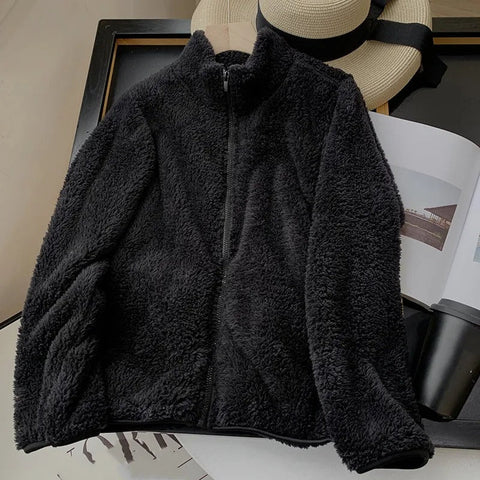 Riley™ - Snuggly Teddy Coat with Zip Closure