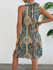 Lila™ - Chic Halterneck Dress