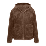 Avery™ - Ultra Cozy Coral Fleece Hoodie