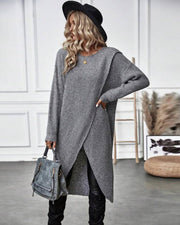 Addison™ - Cozy Asymmetrical Sweater Dress
