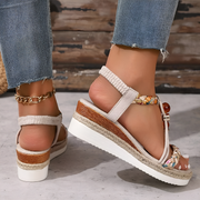 Delilah - Elegant Wedge Summer Sandals