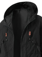 Carter™ - Waterproof Windbreaker Jacket with Adjustable Hood for Outdoor Adventures