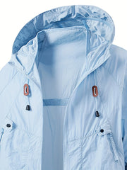 Carter™ - Waterproof Windbreaker Jacket with Adjustable Hood for Outdoor Adventures