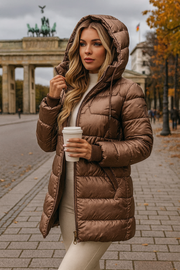 Nora™ | Long Warm Quilted Parka