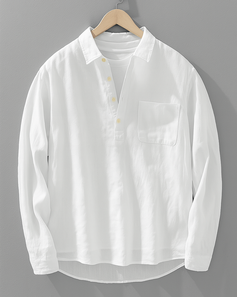 Carmelo - Casual Longsleeve with Buttons