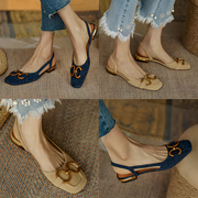 Opal - Orthopedic Leather Buckle Sandals