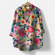 Kiara™ | Chic Floral Loose Fit Blouse