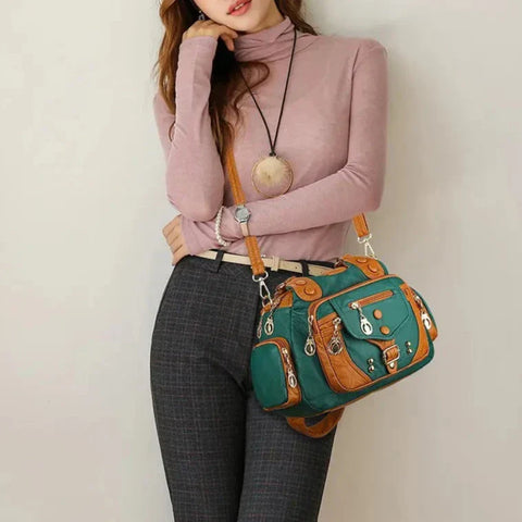 Savannah™ - Vintage Messenger Bag with Classic Versatility