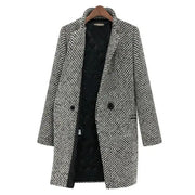Colette™ | Patterned Mid-Length Coat