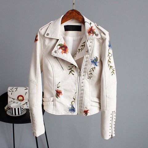 Sophia™ - Chic Floral Jacket with Artisan Touches