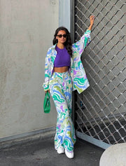 Maya™ - Trendy Vibrant Co-ord Set
