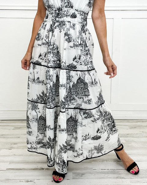 Elizabeth | Classic Toile Maxi