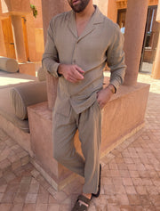 Leo – Breezy Two-Piece Shirt & Shorts Set