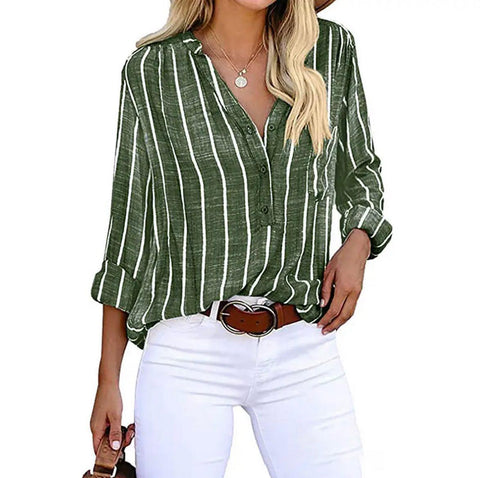 Emily™ | Chic Striped Blouse