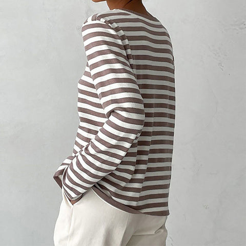 Grace™ - Chic Striped Blouse