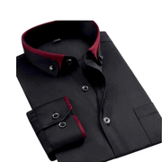 Callum – Modern Contrast-Collar Shirt