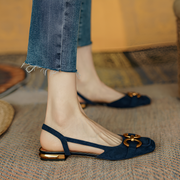 Opal - Orthopedic Leather Buckle Sandals