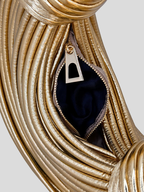 Sophia™ - Elegant Chic Gold Handbag