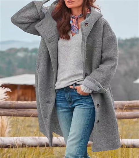 Sophia™ - Elegant Cozy Wool Long Coat