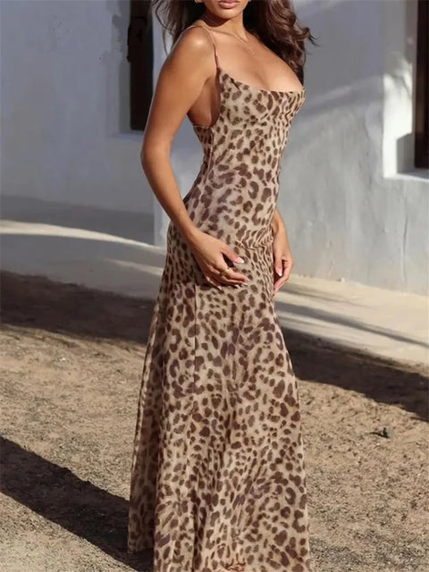 Freya | Leopard Print Tulle Dress