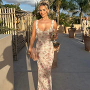 Bonnie | V-neck Printed Dress for Women