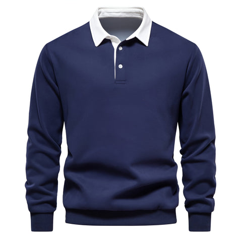 Jason - Stylish Polo Collar Sweater
