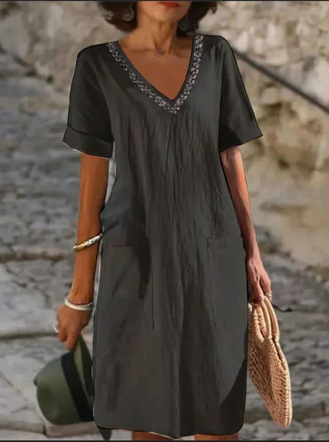 Samantha™ | Linen Dream Dress