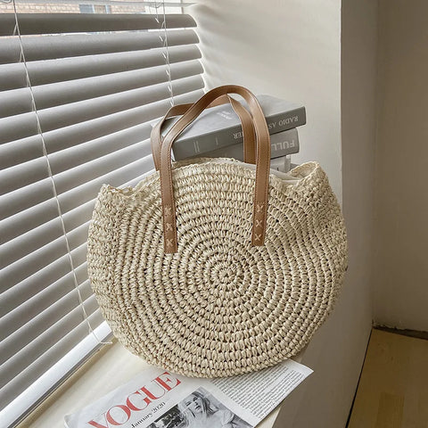 Sophie™ - Versatile Straw Tote Bag