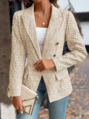 Savannah™ - Chic Vintage Double Breasted Blazer with Pockets