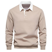 Jason - Stylish Polo Collar Sweater