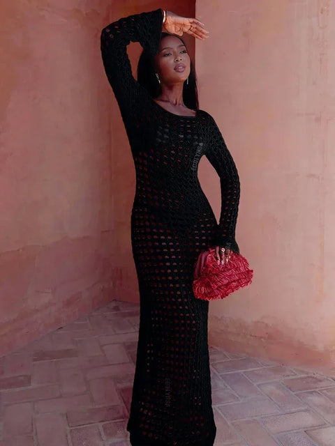 Portia | Maxi Dress with Bell Sleeves