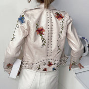 Sophia™ - Chic Floral Jacket with Artisan Touches