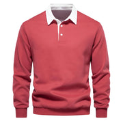 Jason - Stylish Polo Collar Sweater