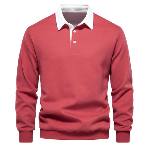 Jason - Stylish Polo Collar Sweater