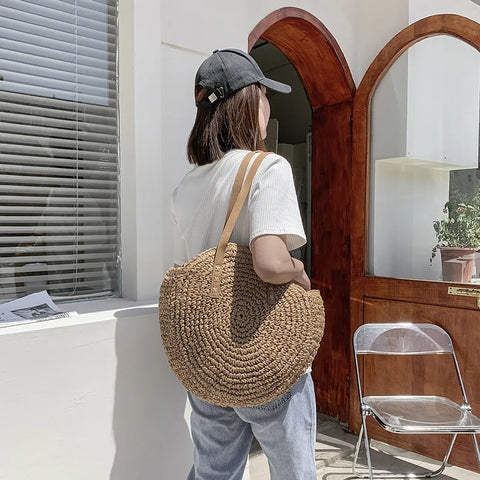 Sophie™ - Versatile Straw Tote Bag