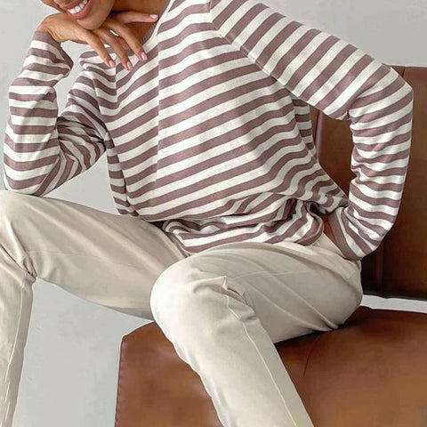 Grace™ - Chic Striped Blouse