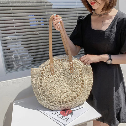 Sophie™ - Versatile Straw Tote Bag