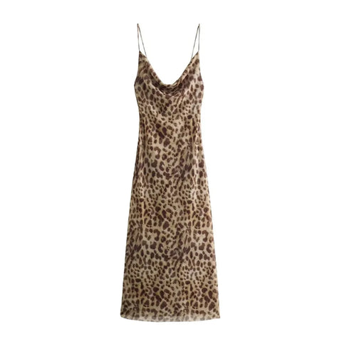 Freya | Leopard Print Tulle Dress