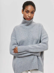 Eden - Elegant Oversized Turtleneck Knit Sweater