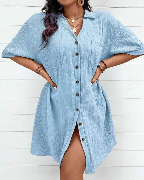 Lexa | Airy Shirt Dress