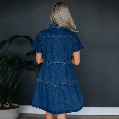 Lou | Denim Dress with Pockets