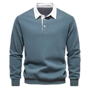 Jason - Stylish Polo Collar Sweater
