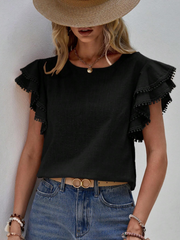 Samantha - Chic Linen Blouse